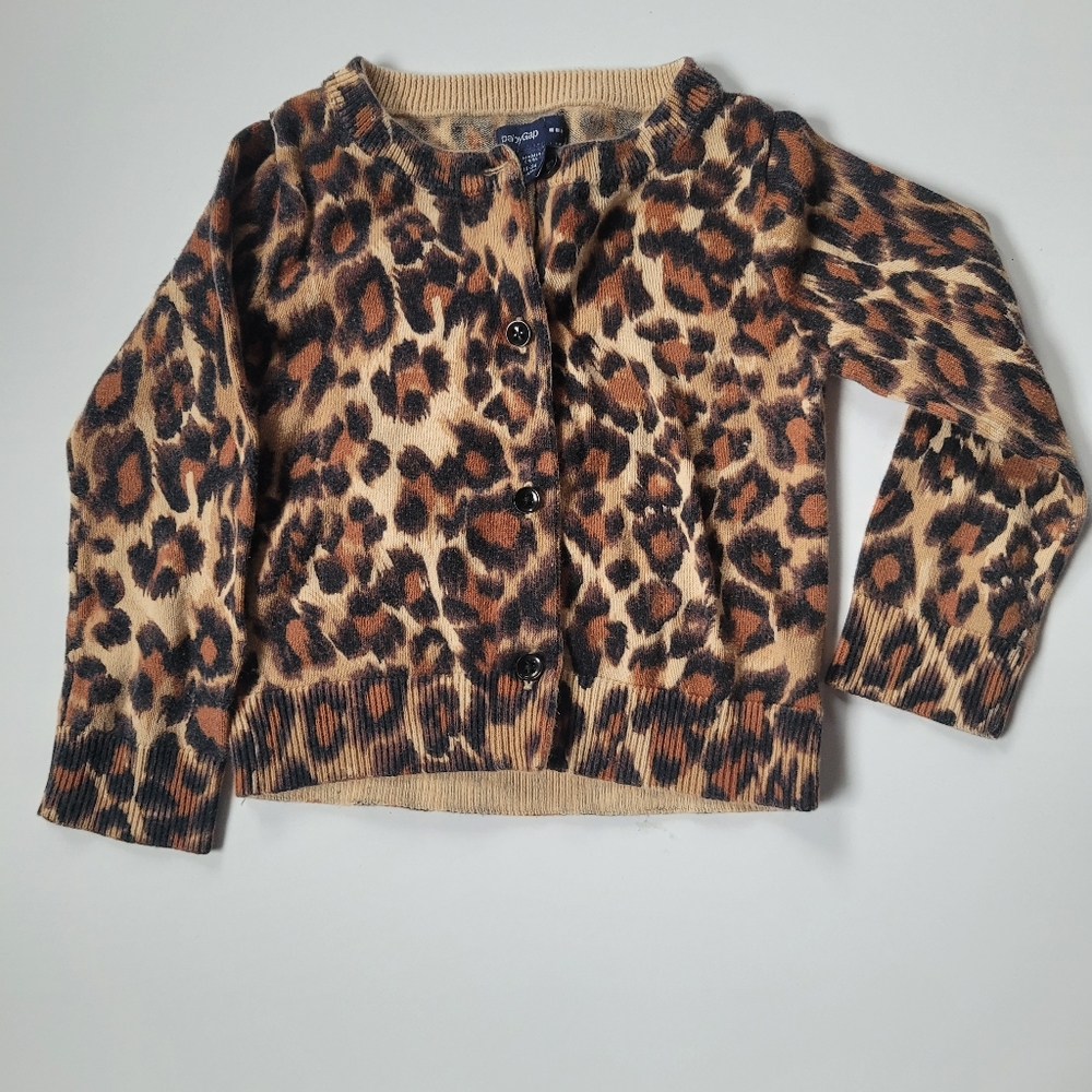 Leopard print cardigan